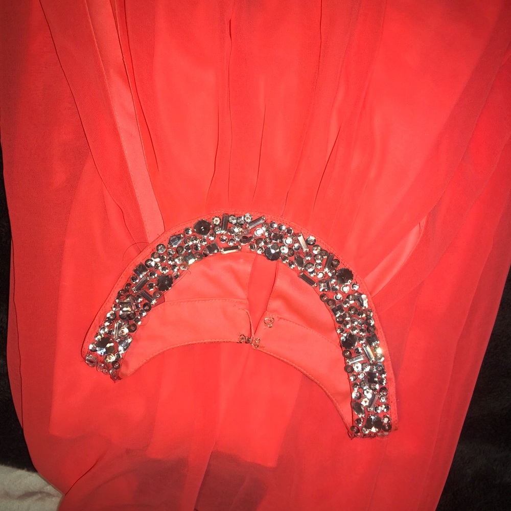 neon formal dress